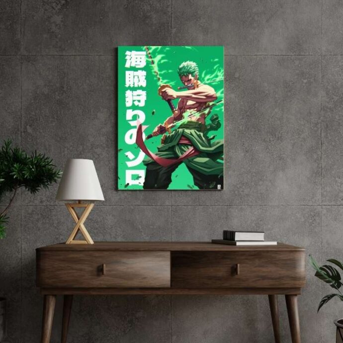 Tableau Roronoa Zoro – Lame du Chasseur de Pirates