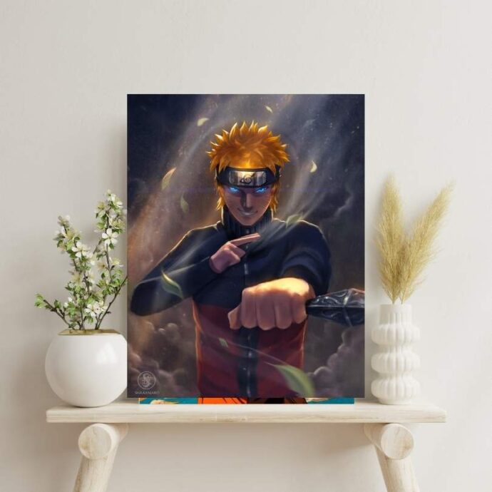 Tableau Décoratif Naruto Uzumaki – La Volonté du Hokage