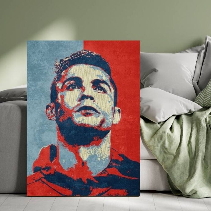 Tableau Décoratif Cristiano Ronaldo – La Légende du Football dans Votre Déco